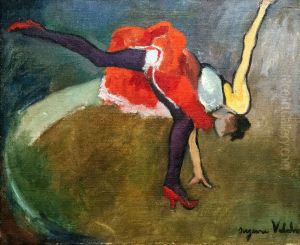 The Acrobat , or  The WheelFrancais:L'Acrobate, ouLa RoueItaliano:L'Acrobata, oLa Ruota by Suzanne Valadon
