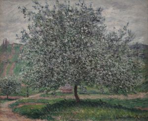 The apple tree by Claude Oscar Monet
