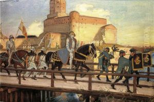 Karl Knutsson Bonde's Departure from Vyborg Castle (in the year 1448) Karl Knutsson Bonde's Departure from Vyborg Castle (in the year 1448)