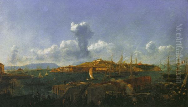 Ilha das Cobras ('island of the snakes') and the works at the 'Cais do Mineiros' quay - view 1