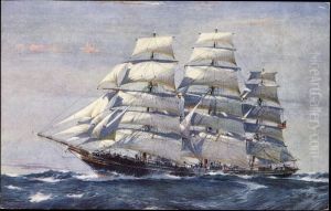The british tea clipper ,Titania' The british tea clipper ,Titania'
