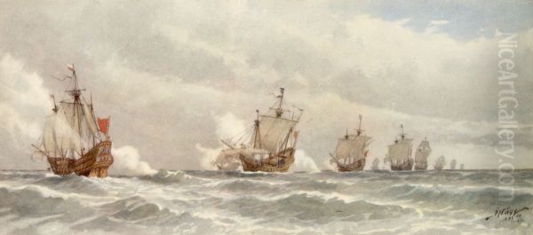 The battle of Bornholm, 1535 - view 1