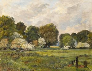 A view from Jaegersborg Dyrehave. by Hans Gyde Petersen