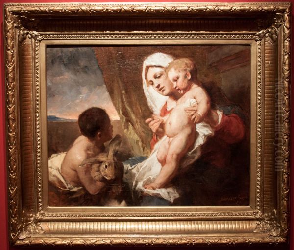 Madonna with Rabbit - view 1