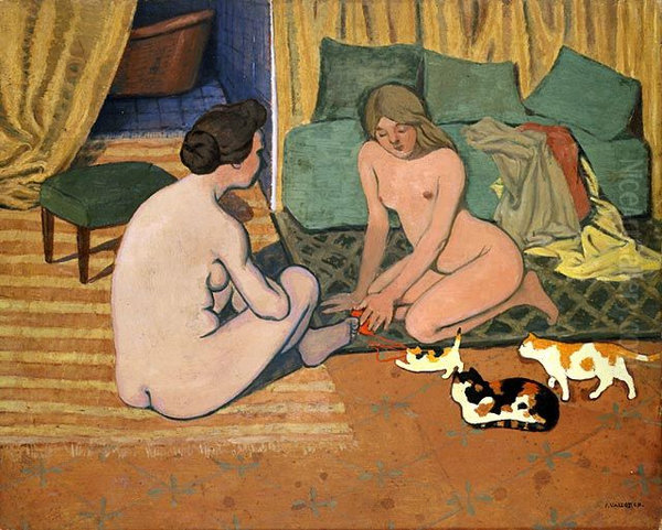 Femmes nues aux chats - view 1