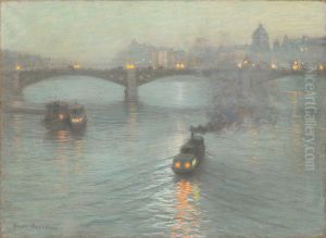 Evening on the Seine by L. Birge Harrison