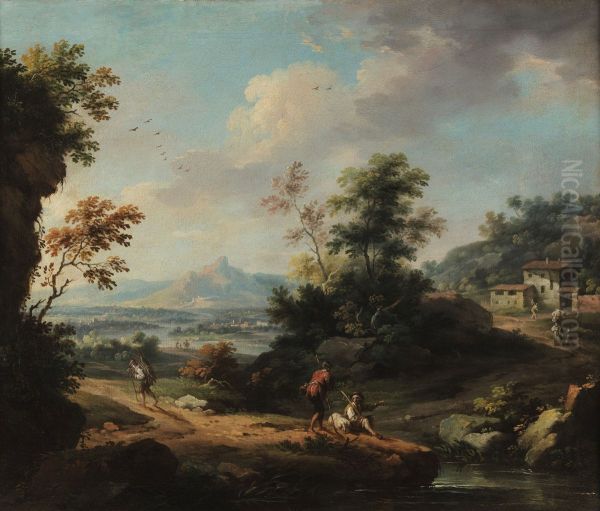 Landscape with figures - view 1
