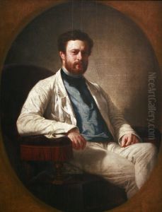 Portrait d'Edmond About by Felix Henri Giacomotti