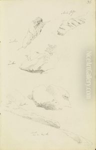 Felsstudien by Caspar David Friedrich
