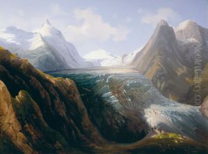 The Grossglockner with the Pasterze Glacier by Thomas Ender