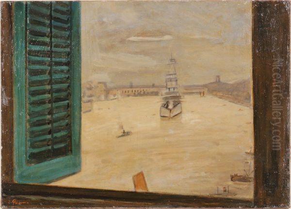 View of the Huangpu River Through the Window - view 1