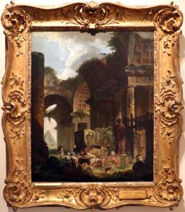 tempio in rovina by Hubert Robert