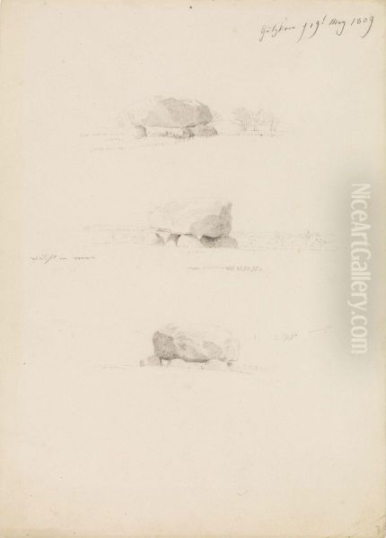 Studien von Hunengrabern bei Gutzkow - view 1