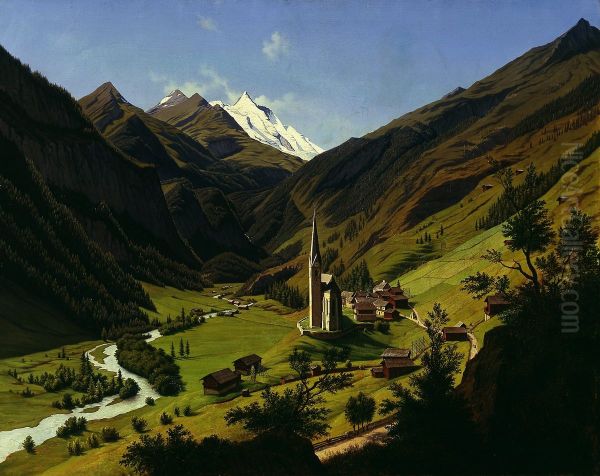 The village Heiligenblut Grossglockner in the background - view 1