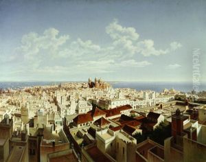 Cadiz, aufgenommen vom Turme Tavira, Aussicht nach Suden