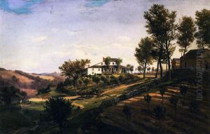 Hubbard Farm of Dana on Chapline Hill by Hermann Lungkwitz