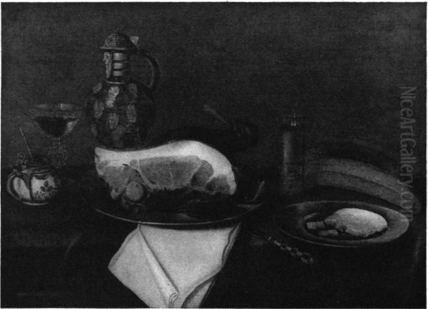 Still life with ham - view 1