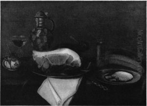 Still life with ham