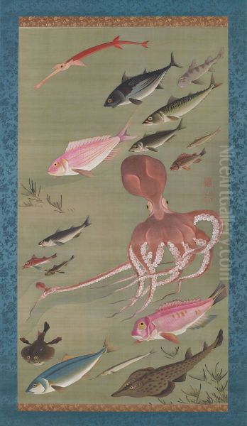 Fish and octopus - view 1