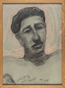 Portret Leona Reynela by Stanislaw Ignacy Witkiewicz (Witkacy)