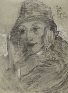Portret Leona Reynela by Stanislaw Ignacy Witkiewicz (Witkacy)