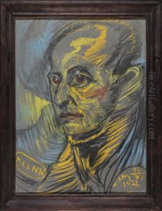 Portret Leona Reynela by Stanislaw Ignacy Witkiewicz (Witkacy)