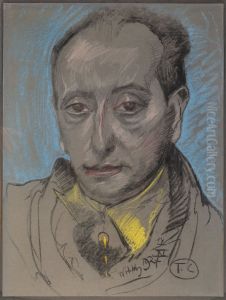 Portret Leona Reynela by Stanislaw Ignacy Witkiewicz (Witkacy)