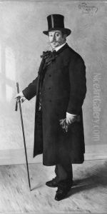 Alexander L. Kielland by Eilif Peterssen