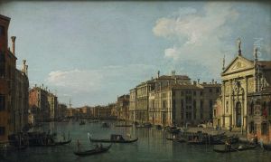 The Grand Canal, Venice, Looking South-East from San Stae to the Fabbriche Nuove di Rialto