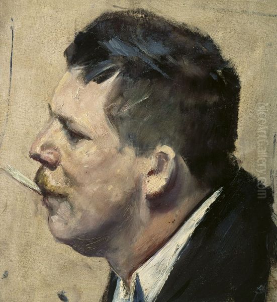 Den norske maler Charles Lundh - view 1
