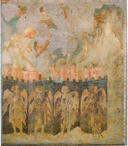 Vision of Angels at the Four Corners of the Earth by (Cenni Di Peppi) Cimabue