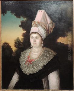Siberian (?) merchant woman