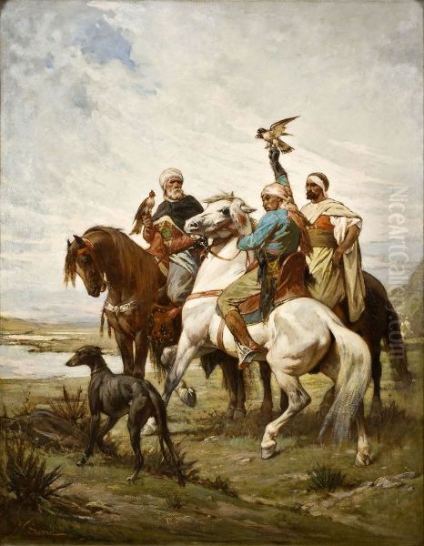 The Falcon Hunt - view 1