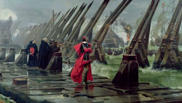 Richelieu on the Sea Wall of La Rochelle - view 1