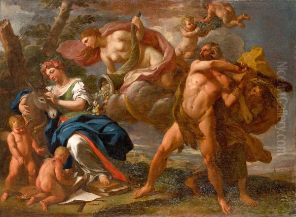 Heracles and Omphale - view 1