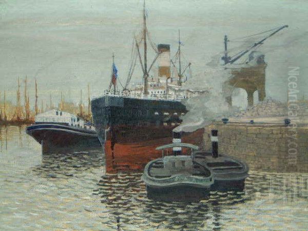Schiffe im Hafen - view 1