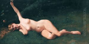 Eve and the apple by Jean Denis Antoine Caucannier