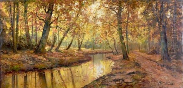 The Effect of Light on the Woods in Autumn - view 1