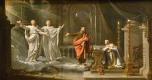 Saint Gervais et saint Protais apparaissant a saint Ambroise