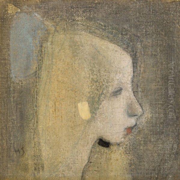 Blonde Girl (Girl with Blue Bow) - view 1