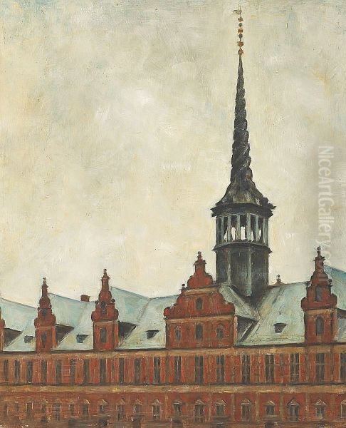 A view of the Copenhagen Stock Exchange ("Borsen"). - view 1