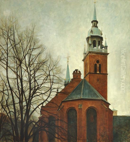 Helligandskirken (The Holy Spirit) in Copenhagen. - view 1