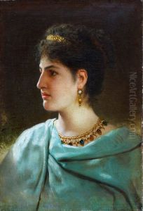 Painting of Antonia Caenis