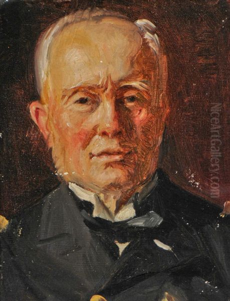 Portrait of Carl Adolph Bruun. Study. - view 1