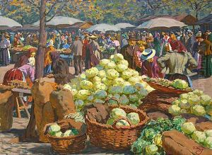 Cabbage Market by Vaclav Maly