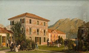 Villeggiatura del senatore Augusto Buzzati a San Pellegrino presso Belluno Villeggiatura del senatore Augusto Buzzati a San Pellegrino presso Belluno
