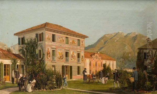 Vacation resort of Senator Augusto Buzzati in San Pellegrino near Belluno - view 1