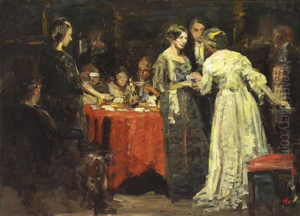 Evening gathering. - view 1