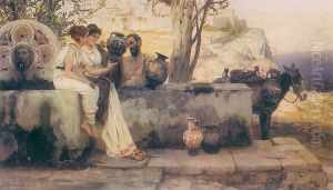 Amphoras' seller