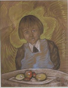 Portrait of Anna Szatkowska-Bugnon-Rosset, at the age of three Portrait of Anna Szatkowska-Bugnon-Rosset, at the age of three